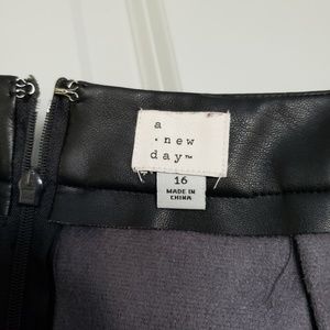 a new day Skirts - Target Faux Leather Skirt WITH POCKETS!!! a new day Skirts - Target Faux Leather Skirt WITH POCKETS!!!